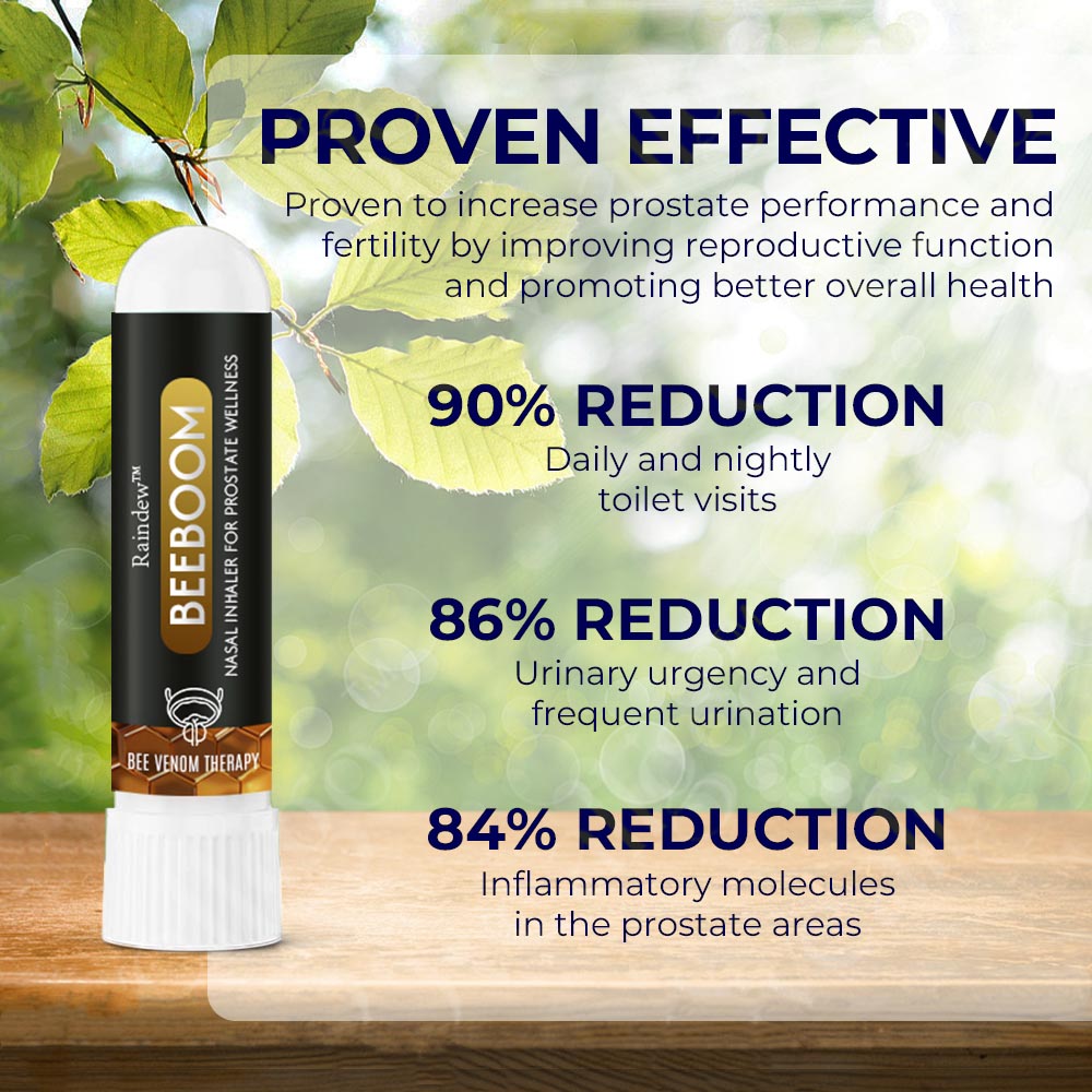 Raindew™ Ultra BeeBoom Nasal Inhaler for Prostate Care