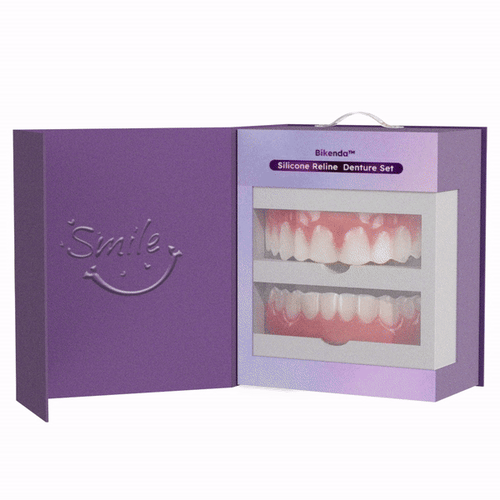 ✅Official Store | Bikenda™ Silicone Reline Denture Set 🧑🏼⚕️British Dental Association (BDA) Recommendation