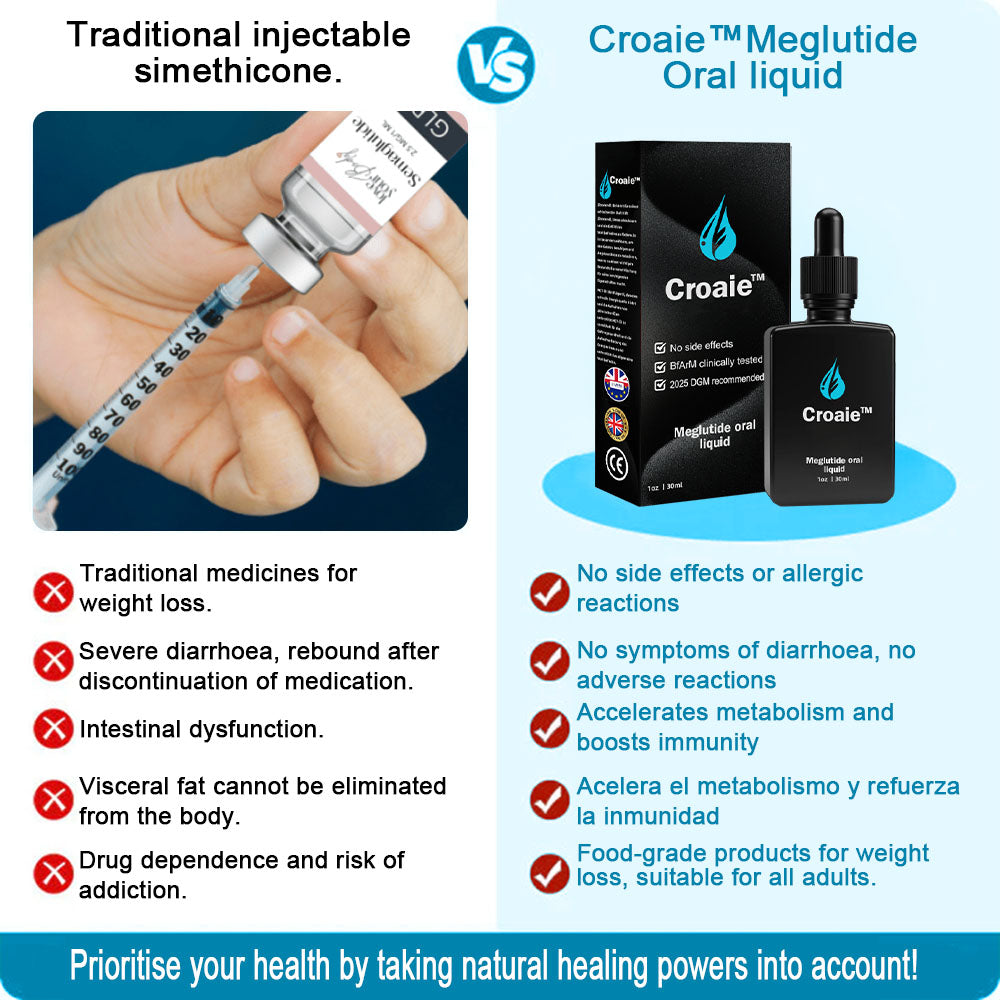 Croaie™ 𝐌𝐞𝐠𝐥𝐮𝐭𝐢𝐝𝐞 𝐎𝐫𝐚𝐥𝐞 𝐅𝐥ü𝐬𝐬𝐢𝐠𝐤𝐞𝐢𝐭 (Fettverbrennungsprodukt in Lebensmittelqualität, entwickelt von der Medizinischen Fakultät der Universität Heidelberg, sehr empfohlen von der DGM)