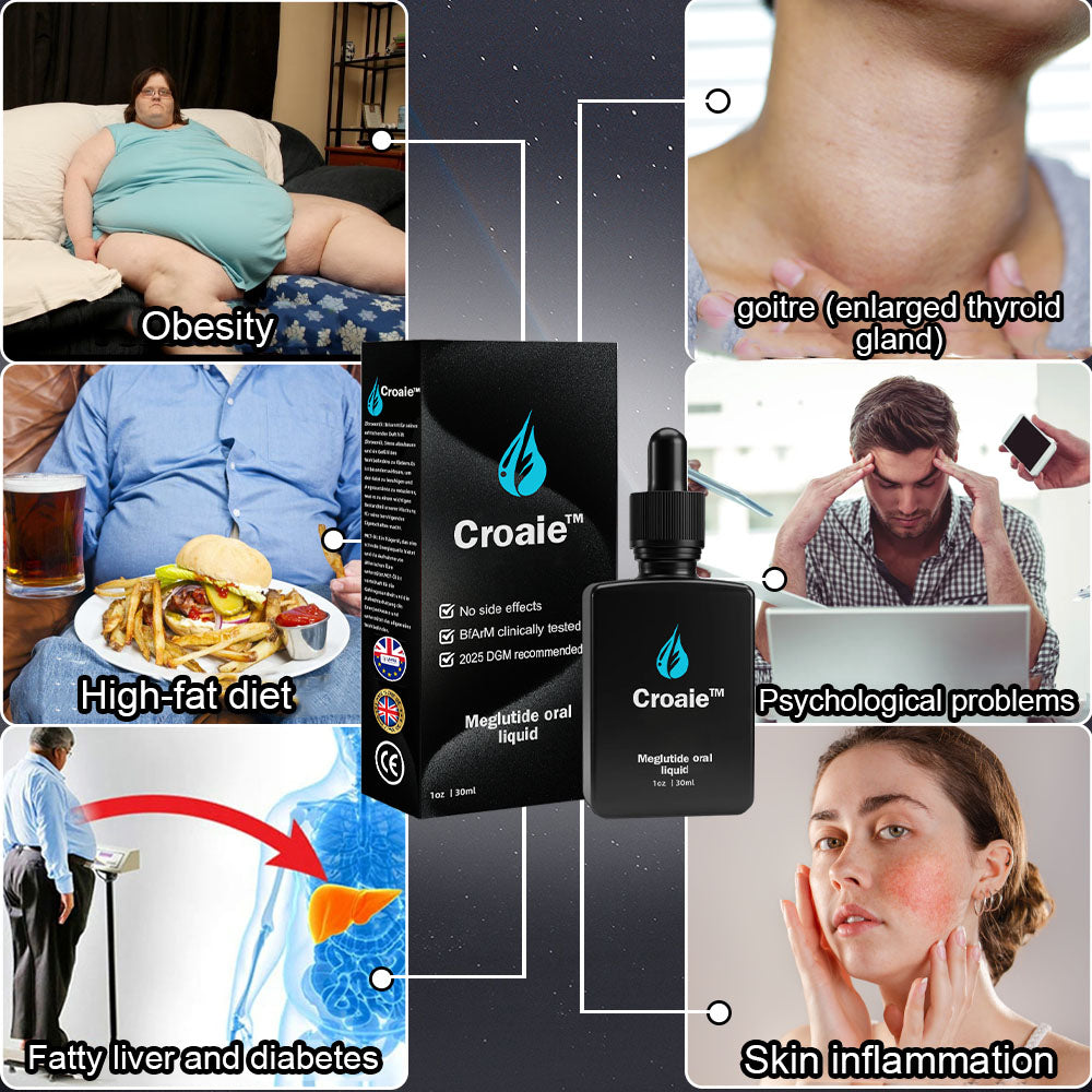 Croaie™ 𝐌𝐞𝐠𝐥𝐮𝐭𝐢𝐝𝐞 𝐎𝐫𝐚𝐥𝐞 𝐅𝐥ü𝐬𝐬𝐢𝐠𝐤𝐞𝐢𝐭 (Fettverbrennungsprodukt in Lebensmittelqualität, entwickelt von der Medizinischen Fakultät der Universität Heidelberg, sehr empfohlen von der DGM)