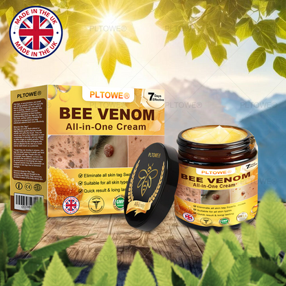 Oxford University Hospital Dermatology Recommendations | Official Store | Raindew® Bee Venom Repair Cream: Anti-aging, Hydrating, Skin Repair, Even Tone, Acne and Dark Spot Treatment, Wart and Mole Removal, Psoriasis Relief.(MHRA approved)