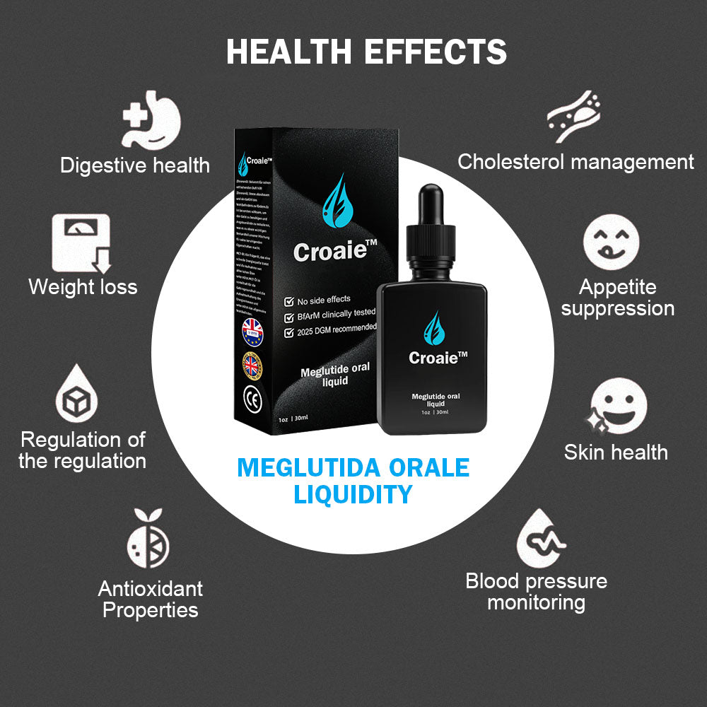 Croaie™ 𝐌𝐞𝐠𝐥𝐮𝐭𝐢𝐝𝐞 𝐎𝐫𝐚𝐥𝐞 𝐅𝐥ü𝐬𝐬𝐢𝐠𝐤𝐞𝐢𝐭 (Fettverbrennungsprodukt in Lebensmittelqualität, entwickelt von der Medizinischen Fakultät der Universität Heidelberg, sehr empfohlen von der DGM)